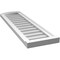 Ekena Millwork Arch Top Surface Mount PVC Gable Vent: Functional, w/ 2"W x 2"P Brickmould Sill Frame, 12"W x 40"H GVPAR12X4003SF - alternate 3